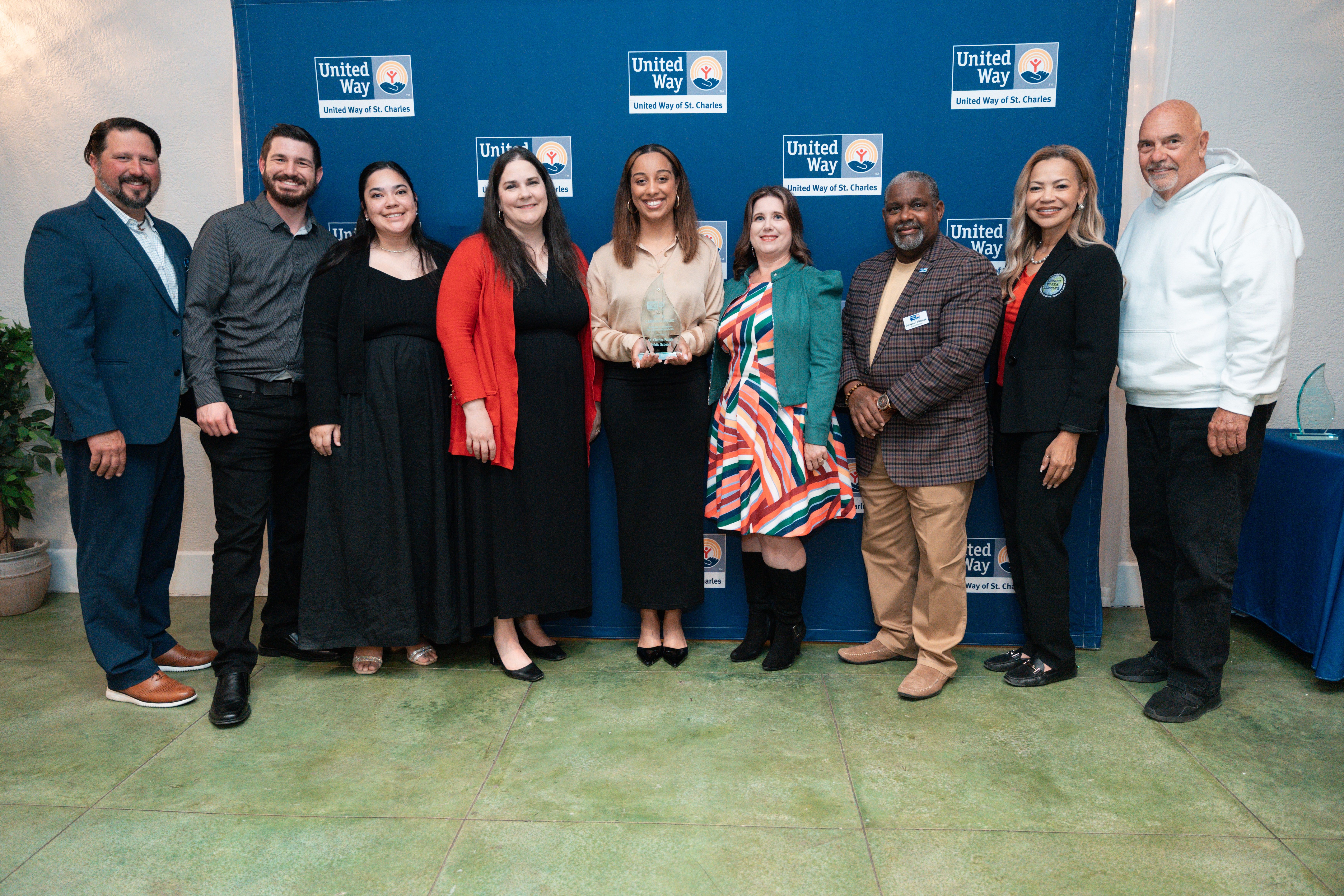 St. Charles Parish School System with Top 10 Award